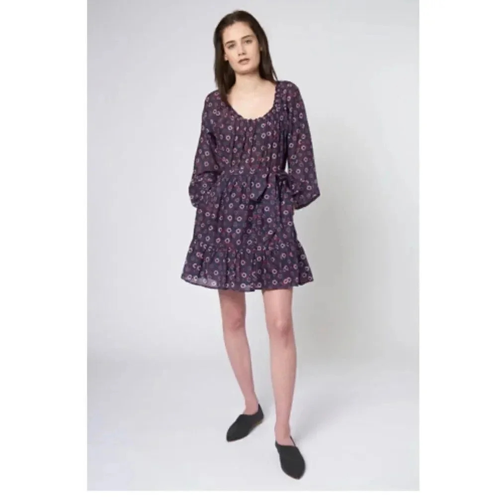 Xirena Jia Dress Navy Rouge -sz M - Picture 13 of 14